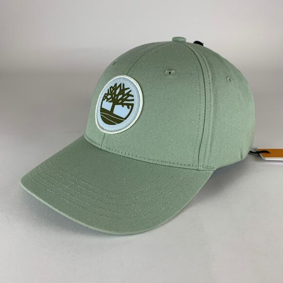 Timberland Mens Green Snapback Hat New - Picture 1 of 5